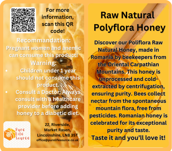 Polyflora Natural Raw Honey - Image 3