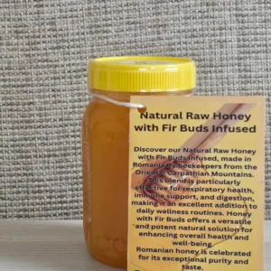 Raw Natural Honey with Infused Fir Buds